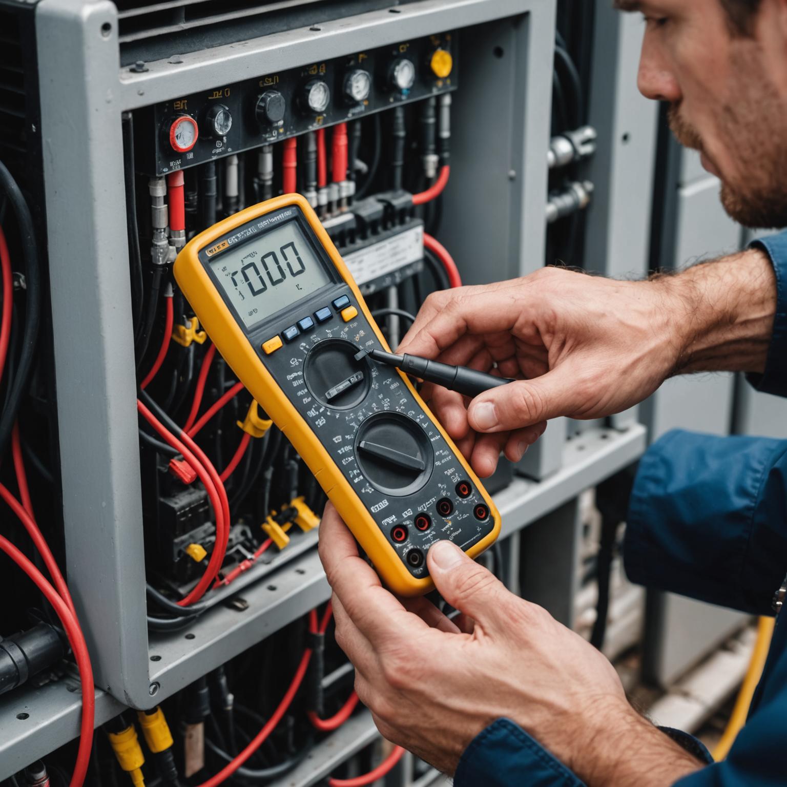 Diagnosing air conditioner electrical fault